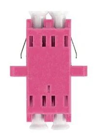Lanberg FA-LCUP-MD41-0001-VT Adaptador de Fibra Óptica LC Multimodo Púrpura, Blanco