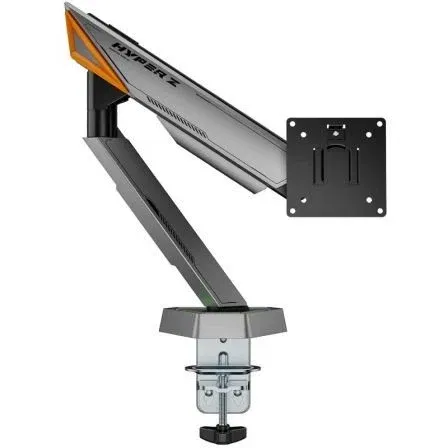 Aisens Soporte de Mesa Gaming DT49TSRRGB-347 para Monitor Giratorio Inclinable hasta 16kg con Iluminación RGB