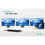 I-tec Adaptador de Vídeo USB-C Triple 4K HDMI con Power Delivery 100W Negro