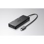 I-tec Adaptador de Vídeo USB-C Triple 4K HDMI con Power Delivery 100W Negro