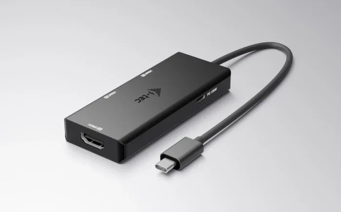 I-tec usb-c triple 4k hdmi video adapter 3x hdmi 4k 60hz pd 100w