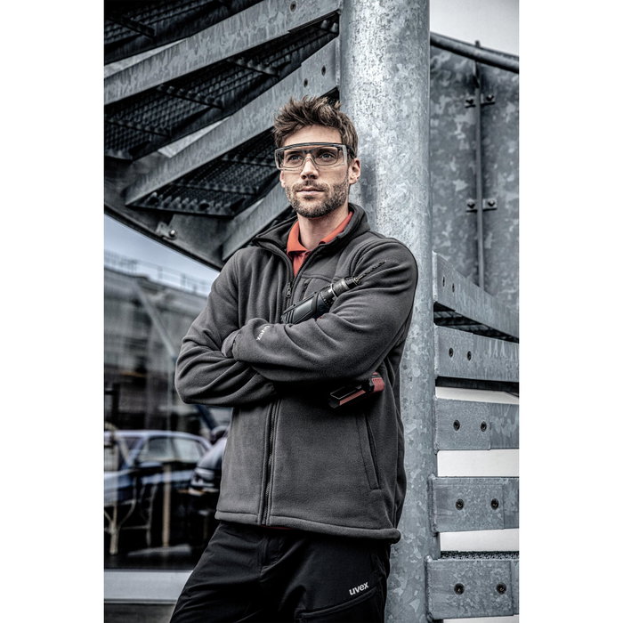 uvex super f OTG Gafas de Seguridad Negras