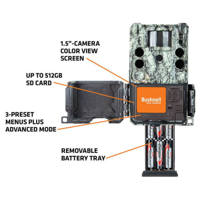 Bushnell Wildlife Camera 30MP Single Core 4K Camuflaje