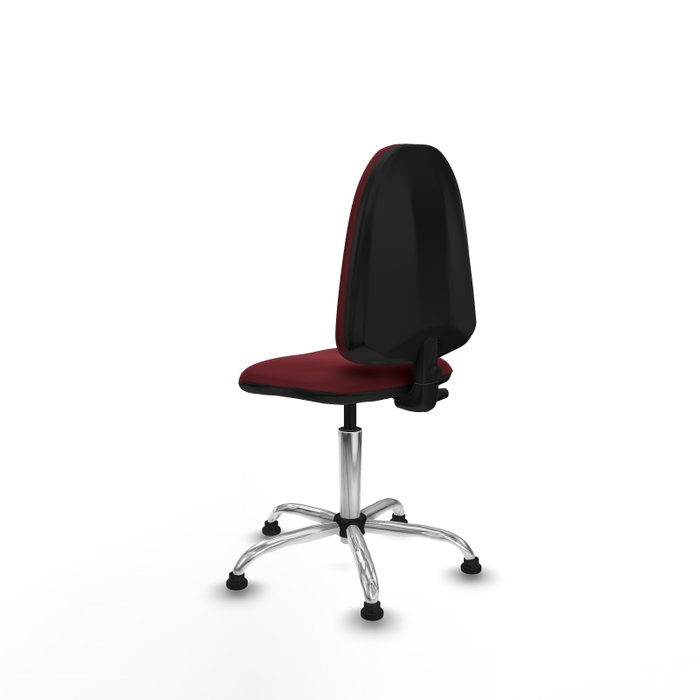 PIQUERAS Y CRESPO Silla de oficina Aýna sin brazos color Granate PIQUERAS Y CRESPO Silla de oficina Aýna sin brazos color Granate