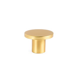 Viefe Pomo Como Acabado Oro Cepillado Ø26 mm Zamak Muebles y Armarios