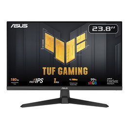 ASUS TUF Gaming VG249Q3A Monitor Gaming 60.5 cm (23.8") Full HD 1920x1080 IPS 180 Hz 1ms AMD FreeSync Premium, HDMI, DisplayPort, Negro