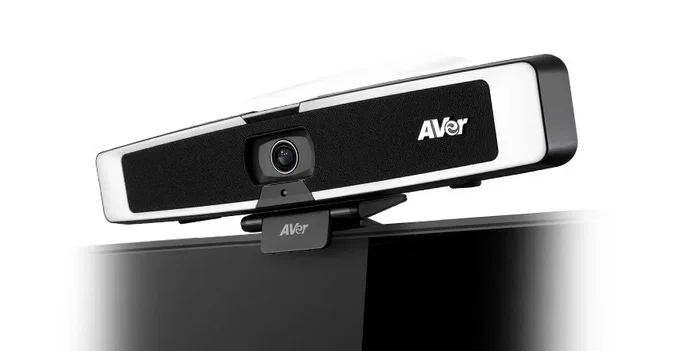 AVer VB130 Sistema de Videoconferencia en Grupo 4K con Barra de Video, Audio Beamforming, Iluminación Inteligente y Conexión Ethernet