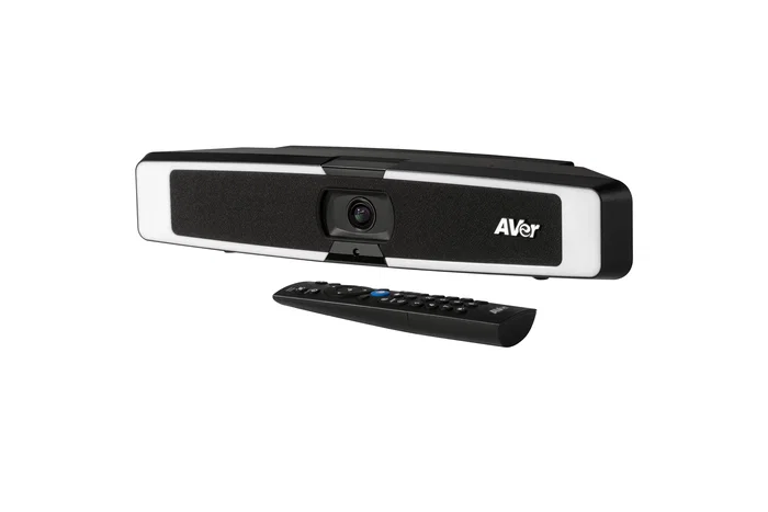 AVer VB130 Sistema de Videoconferencia en Grupo 4K con Barra de Video, Audio Beamforming, Iluminación Inteligente y Conexión Ethernet