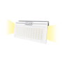 Edm Aplique solar blanco de 6W con sensor, 430lm y 6.500K