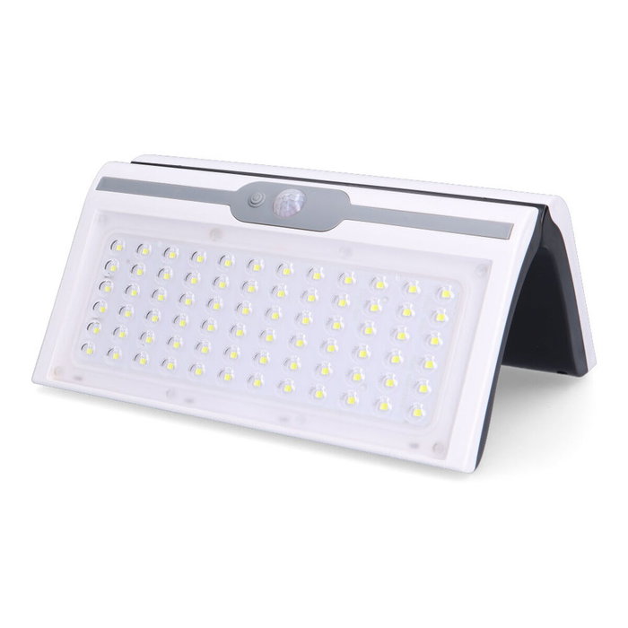Edm Aplique solar blanco de 6W con sensor, 430lm y 6.500K Edm Aplique solar blanco de 6W con sensor, 430lm y 6.500K