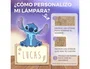Wondee Lámpara de noche de madera personalizable Stitch