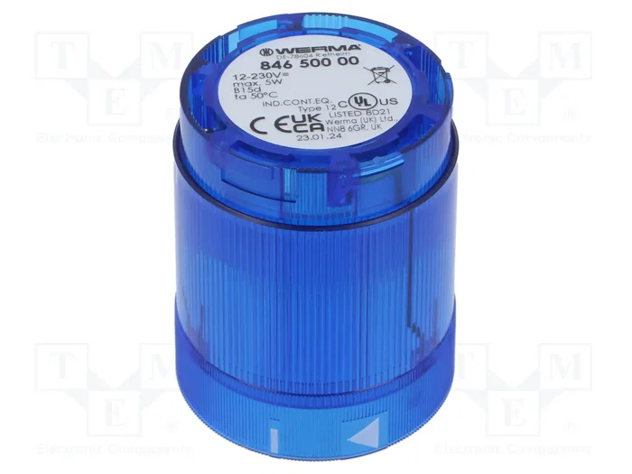 WERMA KombiSIGN 50 Señalizador Luminoso Azul WERMA KombiSIGN 50 Señalizador Luminoso Azul