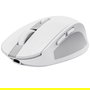 Trust Ozaa Ratón Inalámbrico Bluetooth Compacto, Batería Recargable, Hasta 3200 DPI, Blanco