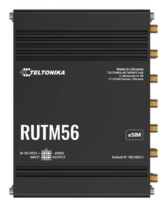 Teltonika RUTM56 Router Dual 5G + 4G LTE Teltonika RUTM56 Router Dual 5G + 4G LTE