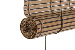 DKD Home Decor Estor Tropical Natural Marrón 175x60 cm
