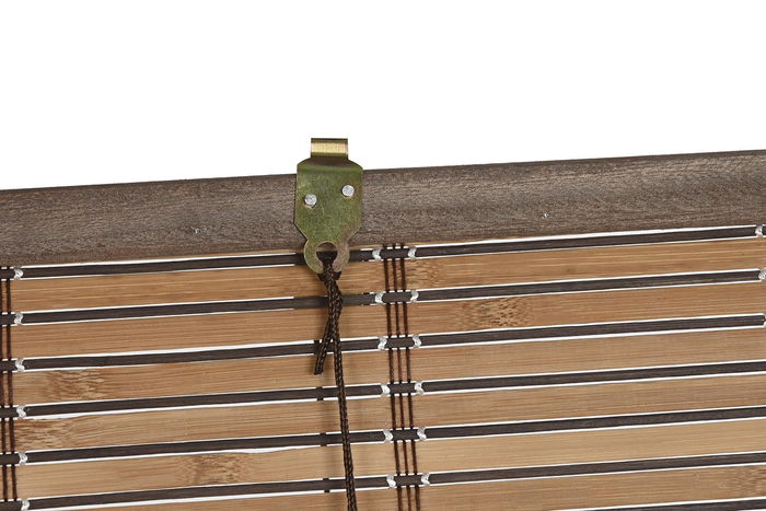 DKD Home Decor Estor Tropical Natural Marrón 175x60 cm