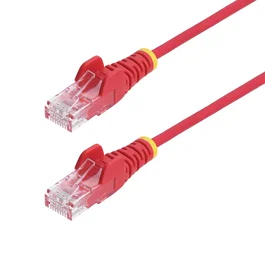 StarTech.com Cable de red Cat6 delgado 10m Rojo RJ45 Snagless