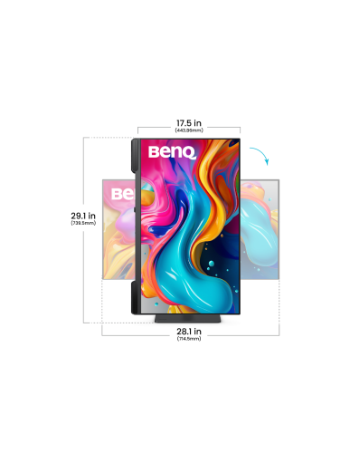 BenQ 9H.Y01LA.TBE Monitor 32" 4K UHD para Edición de Vídeo Profesional con USB-C 65W