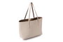 Lucky Bees Bolsa Tote Crema 1238 Prm Cuero de Polivinilo Elegante y Sofisticada para Mujer