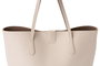 Lucky Bees Bolsa Tote Crema 1238 Prm Cuero de Polivinilo Elegante y Sofisticada para Mujer