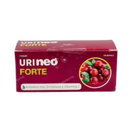NEO Urineo Forte 7Viales con Arándano Rojo Americano, D-Manosa y Vitamina C para el Bienestar Urinario