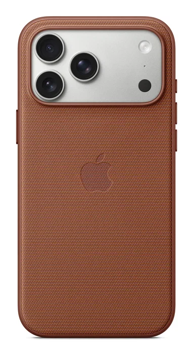Apple MGFC4ZM/A Funda Techwoven con MagSafe para iPhone 17 Pro Max (6.9") - Sienna/Naranja, 100% Poliéster Reciclado, Protección contra Caídas y Rayones