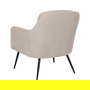 Sillón Beige Tejido-Metal 69 X 73 X 79 cm