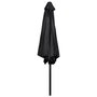 Outfit Sombrilla Incli. M Negra, Inclinable, Diámetro 300 cm, Protección UV50+, Modelo Joakim