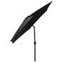 Outfit Sombrilla Incli. M Negra, Inclinable, Diámetro 300 cm, Protección UV50+, Modelo Joakim