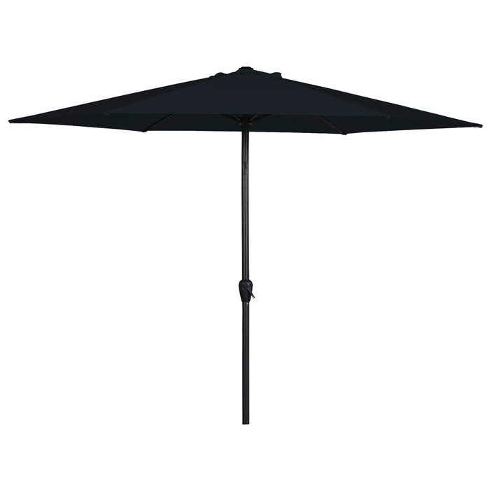 Outfit Sombrilla Incli. M Negra, Inclinable, Diámetro 300 cm, Protección UV50+, Modelo Joakim