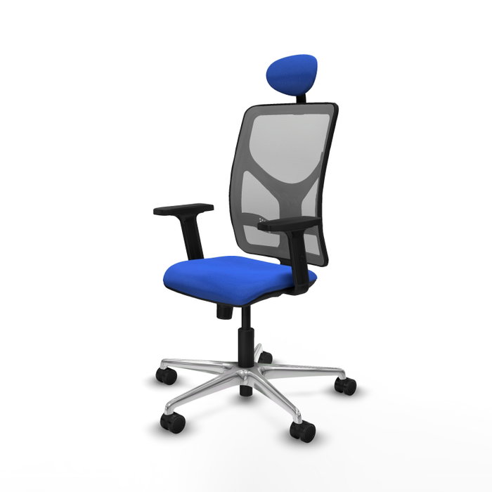 PIQUERAS Y CRESPO Silla de oficina Motilla con Mecanismo Sincro, Azul y Gris PIQUERAS Y CRESPO Silla de oficina Motilla con Mecanismo Sincro, Azul y Gris
