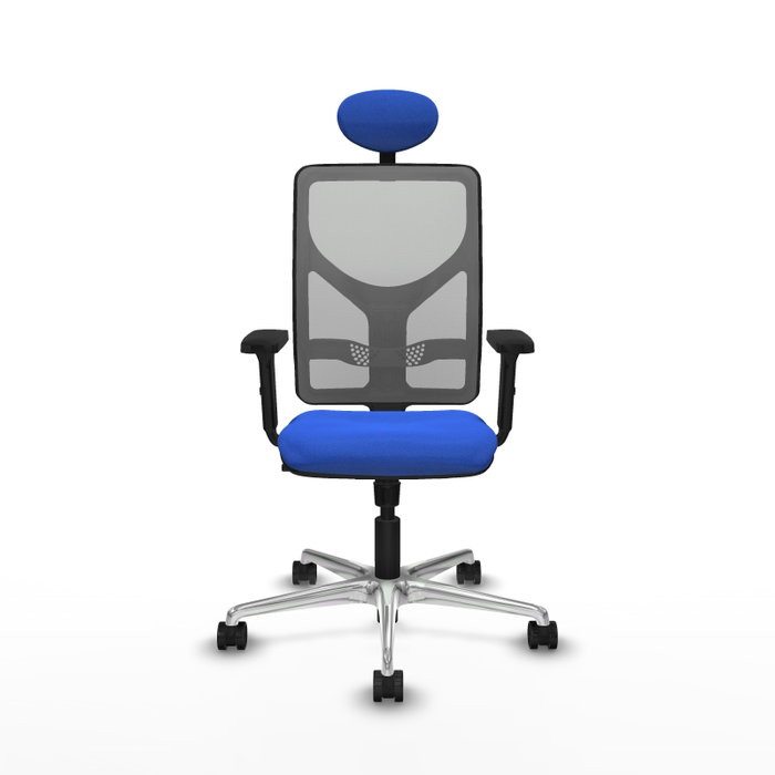 PIQUERAS Y CRESPO Silla de oficina Motilla con Mecanismo Sincro, Azul y Gris PIQUERAS Y CRESPO Silla de oficina Motilla con Mecanismo Sincro, Azul y Gris