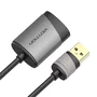 Vention CDKHB Tarjeta de Sonido USB Externa - Adaptador Audio con 2 Salidas Jack 3.5mm Hembra, 16 bit, Plug & Play