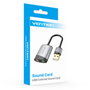 Vention Tarjeta de Sonido CDKHB USB Macho a 2x Jack 3.5 Hembra