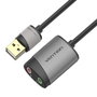 Vention Tarjeta de Sonido CDKHB USB Macho a 2x Jack 3.5 Hembra