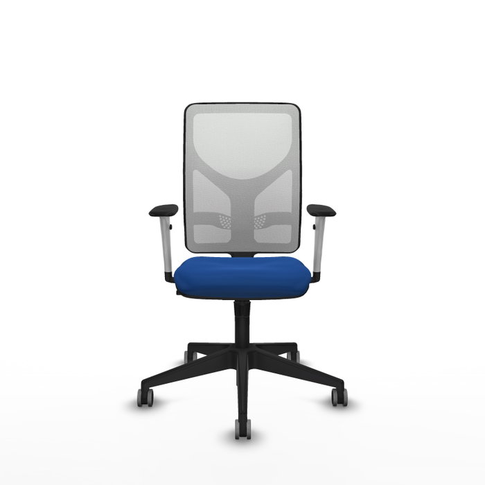 PIQUERAS Y CRESPO Silla de oficina Motilla con mecanismo Sincro, Azul y Blanco PIQUERAS Y CRESPO Silla de oficina Motilla con mecanismo Sincro, Azul y Blanco