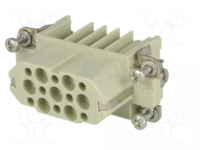 HARTING Han® D Plantilla de contacto hembra 15 polos