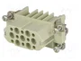 HARTING Han® D Plantilla de contacto hembra 15 polos