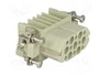 HARTING Han® D Plantilla de contacto hembra 15 polos