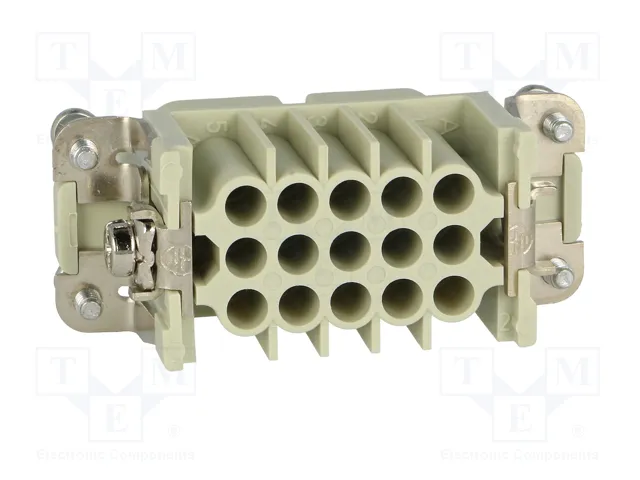 HARTING Han® D Plantilla de contacto hembra 15 polos