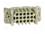 HARTING Han® D Plantilla de contacto hembra 15 polos