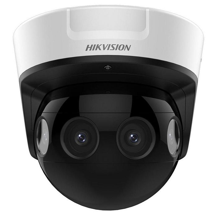 Hikvision Cámara IP Multisensor PanoVu 16MP 180° 2.8mm IR20 H.265+ IK10 IP67 Audio Alarma NEMA 4X Hikvision Cámara IP Multisensor PanoVu 16MP 180° 2.8mm IR20 H.265+ IK10 IP67 Audio Alarma NEMA 4X
