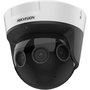 Hikvision Cámara IP Multisensor PanoVu 16MP 180° 2.8mm IR20 H.265+ IK10 IP67 Audio Alarma NEMA 4X