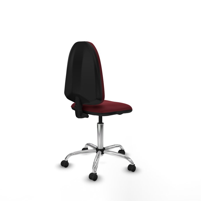 PIQUERAS Y CRESPO Silla de oficina Aýna Granate sin brazos PIQUERAS Y CRESPO Silla de oficina Aýna Granate sin brazos