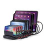 LINDY Estación de carga USB 73309 con 10 puertos USB-A, 96W, Negro