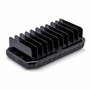 LINDY Estación de carga USB 73309 con 10 puertos USB-A, 96W, Negro
