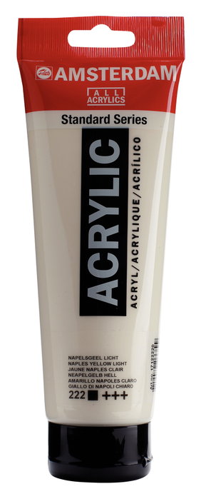 Amsterdam Amsterdam Standard Series Amarillo Nápoles Claro 222 de 250 ml Amsterdam Amsterdam Standard Series Amarillo Nápoles Claro 222 de 250 ml