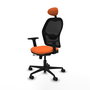 PIQUERAS Y CRESPO Silla de oficina Jorquera Naranja/Negro