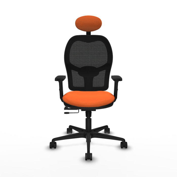PIQUERAS Y CRESPO Silla de oficina Jorquera Naranja/Negro