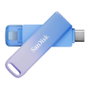 SanDisk Creator Phone Drive 128 GB USB Type-C / Lightning Azul, Lila